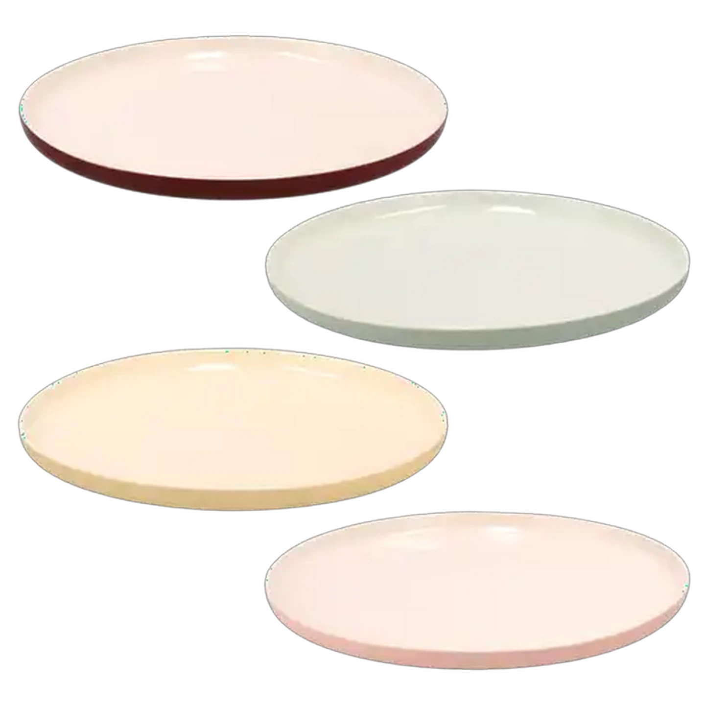 Image of Poise Pastel Porcelain Dinner Plate 20.5cm (Colour May Vary)