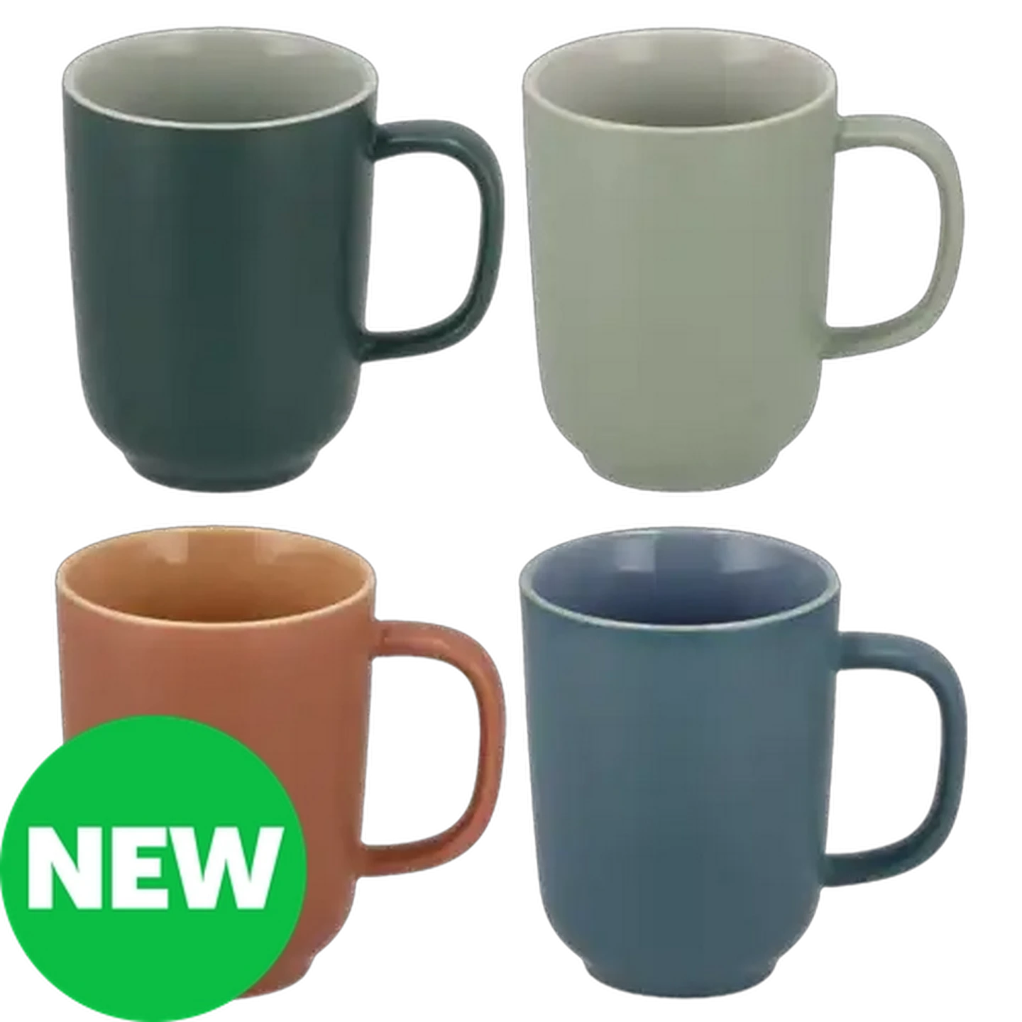 Image of Poise Pastel Porcelain Coffee Mug 290ml (Colour May Vary)