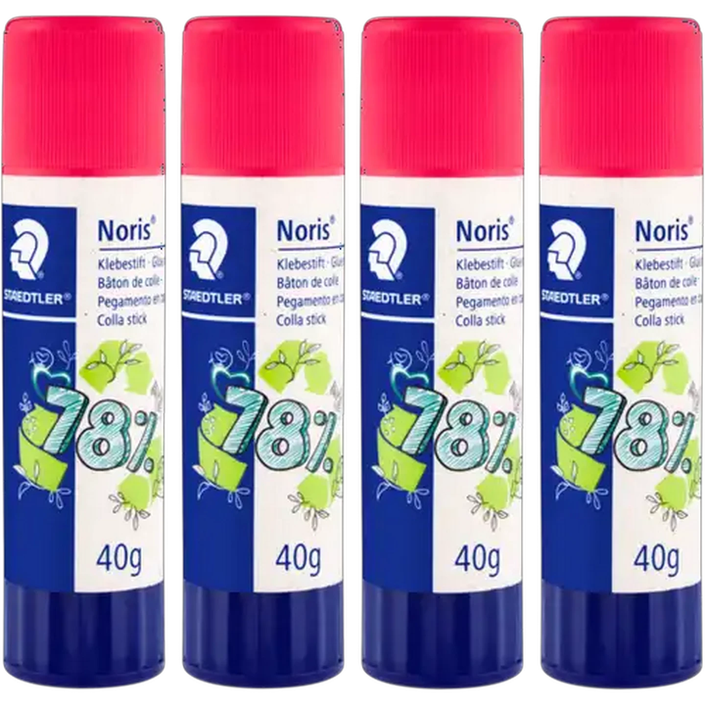Image of Staedtler Noris Glue Stick 4 x 40g 