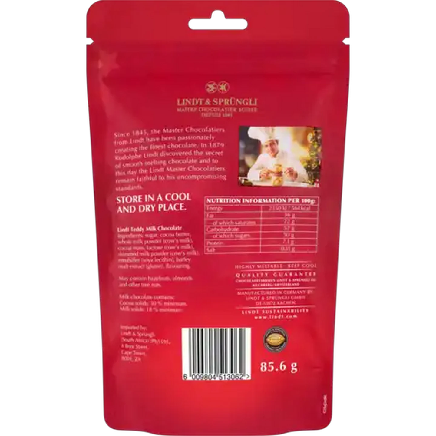 Image of Lindt Teddy Mini Hollow Chocolate Figures 85.6g 