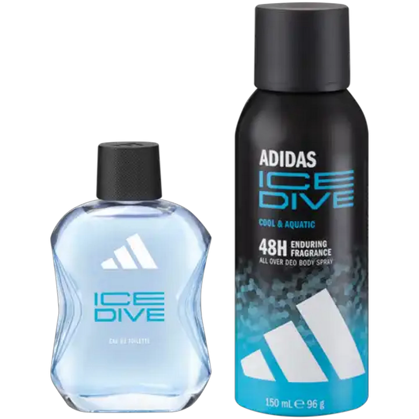 Image of Adidas Ice Dive Cool & Aquatic Eau de Toilette & Body Spray Gift Pack 2 Piece 