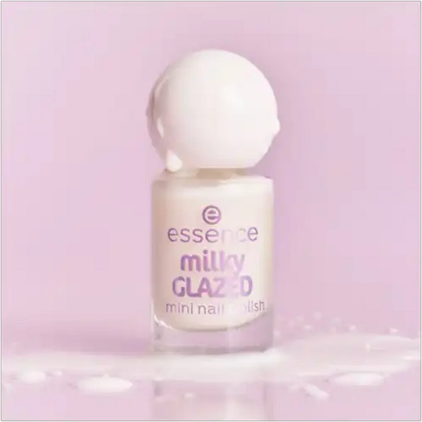 Image of Essence milky GLAZED 21 Mini Nail Polish 5ml