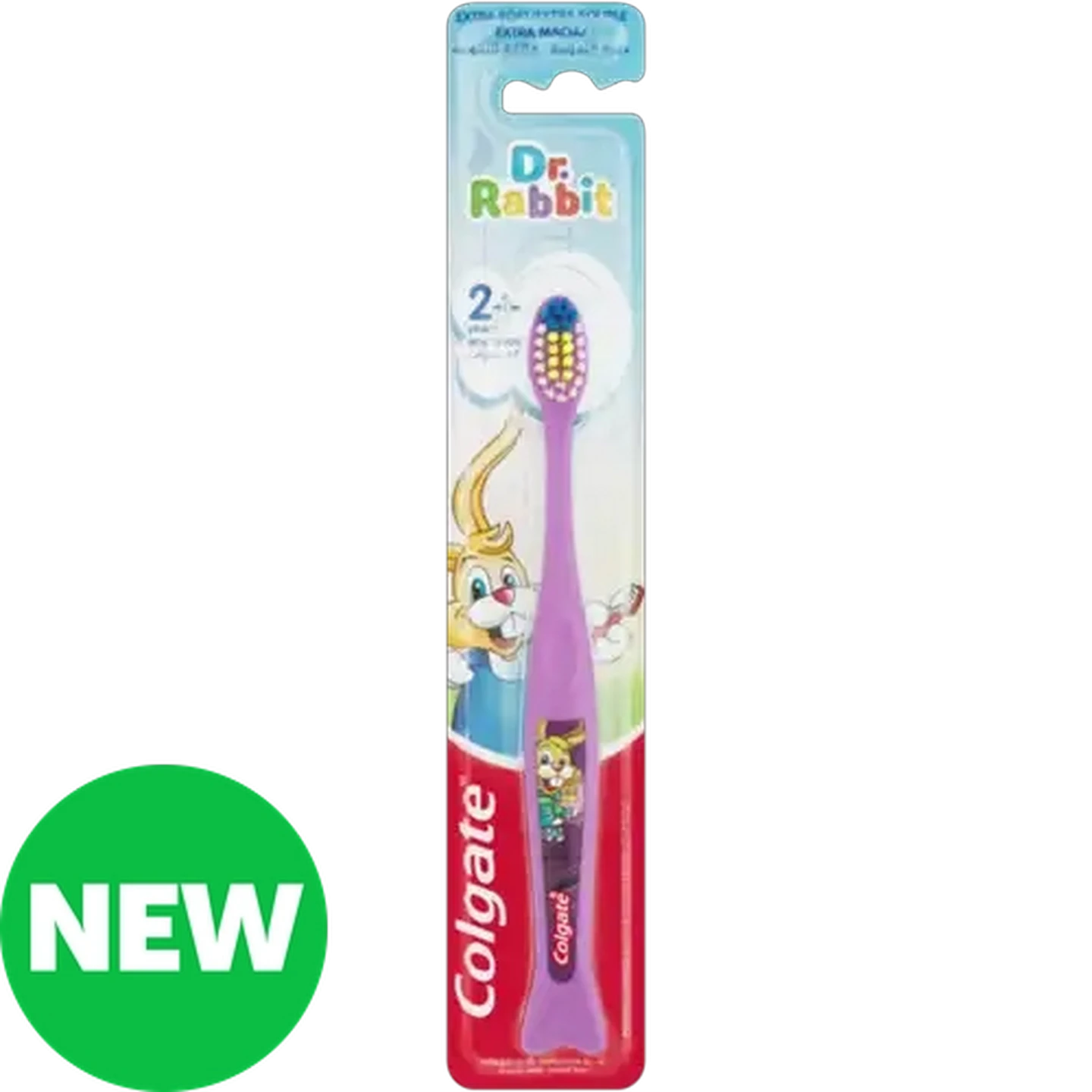 Image of Colgate Extra Soft Dr. Rabbit Toothbrush 1-Pack (Colour May Vary)