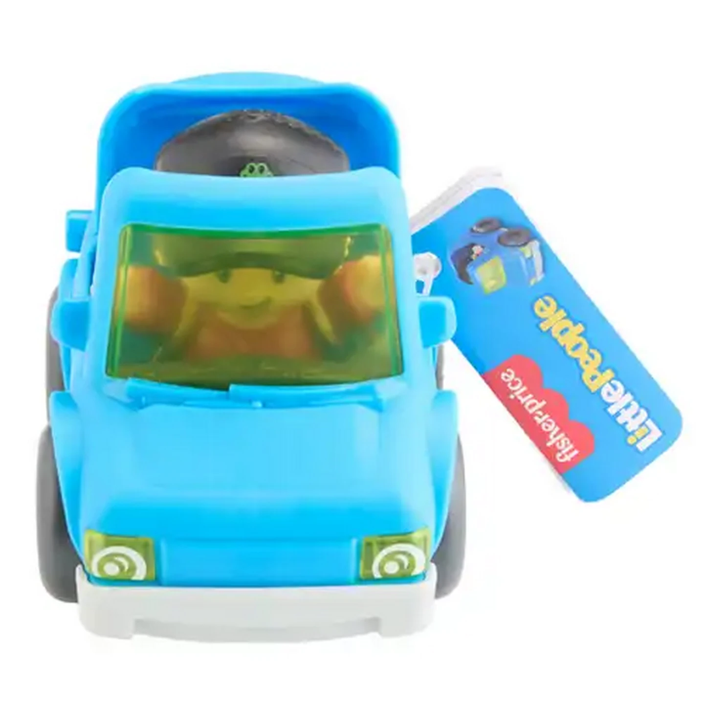 Image of Fisher-Price Little People Blue Sedan Toy Car & Figure